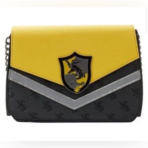 Disney Loungefly - Hufflepuff Yellow and Black Crossbody Bag